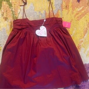BUDDY LOVE Burgundy Sleeveless Blouse